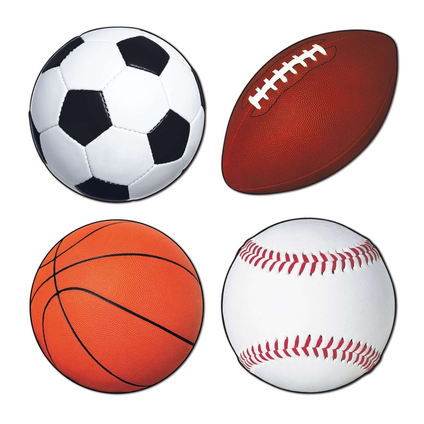 Cutouts Sports Balls