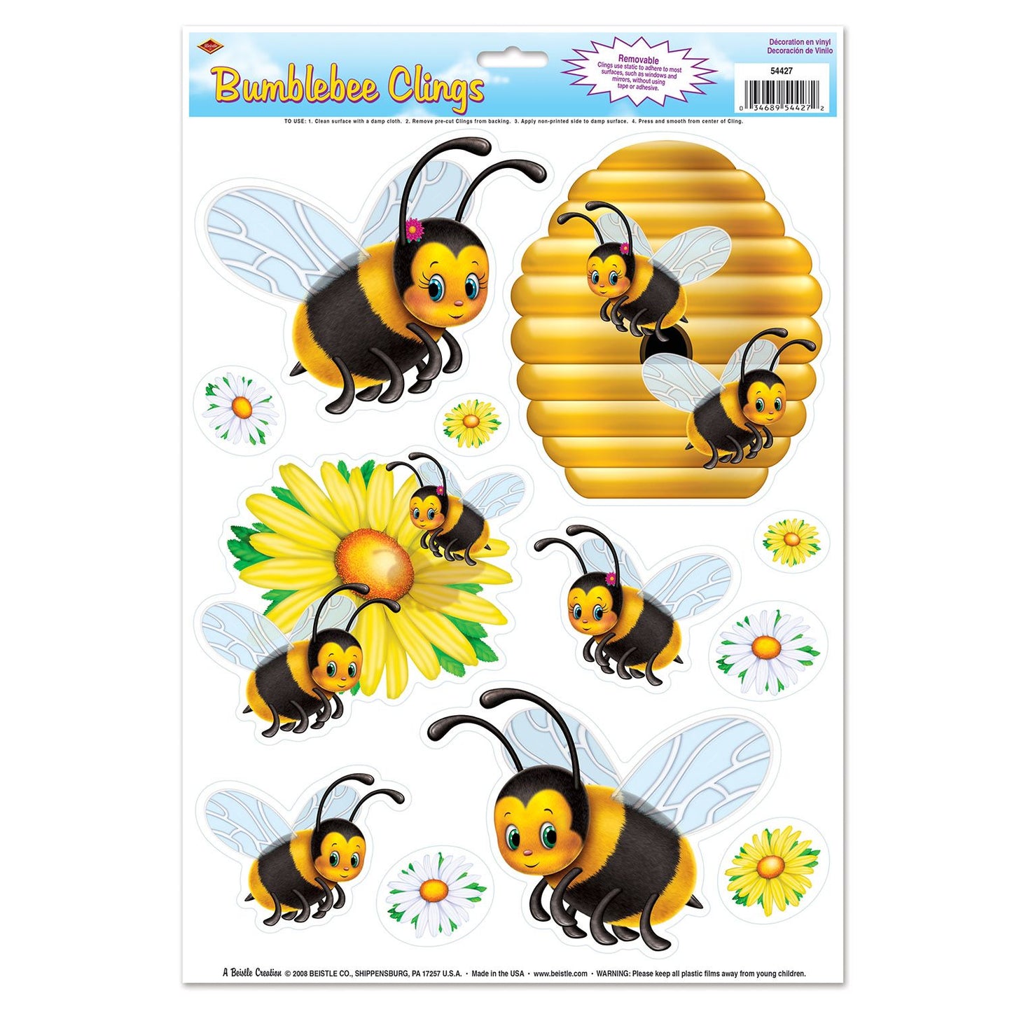 Bumblebee Window Clings