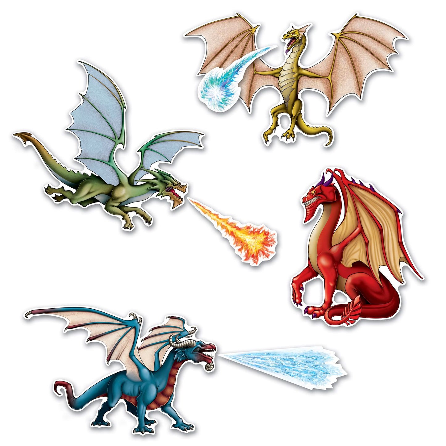 Dragon Cutouts [7 pcs]