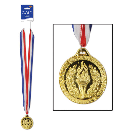 Gold Medal & Ribbon