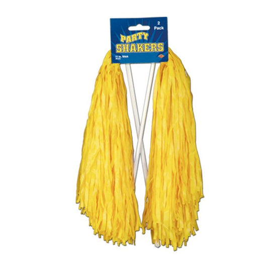 Pompones Shakers Yellow (2-pack)