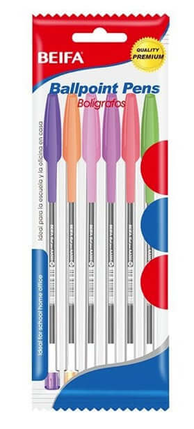 Pen Colors [pk-6] – Humacao School Supply