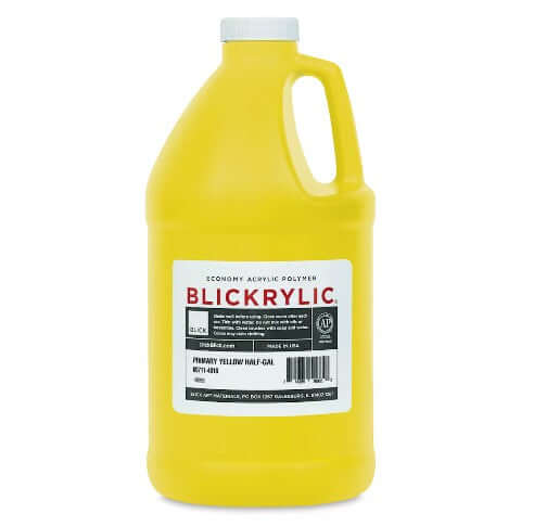 Acrylic Paint Yellow 64oz.