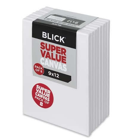 Canvas Stretch 9" x 12" [8-Pack]