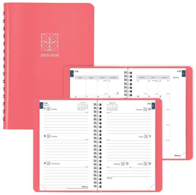 Academic Weekly Planner Pink, 2025-2026