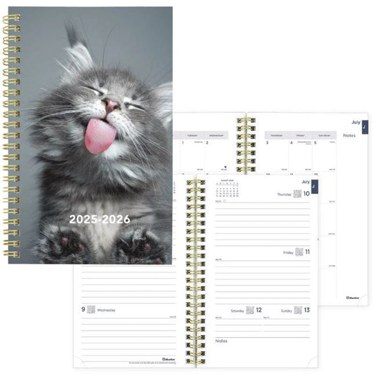 Academic Weekly Planner Cat, 2025-2026