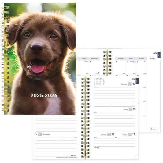 Academic Weekly Planner Dog, 2025-2026