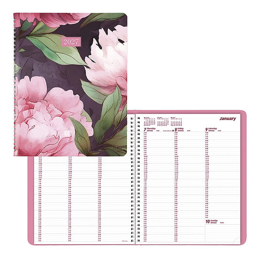 Planner Appointment Pink Flower