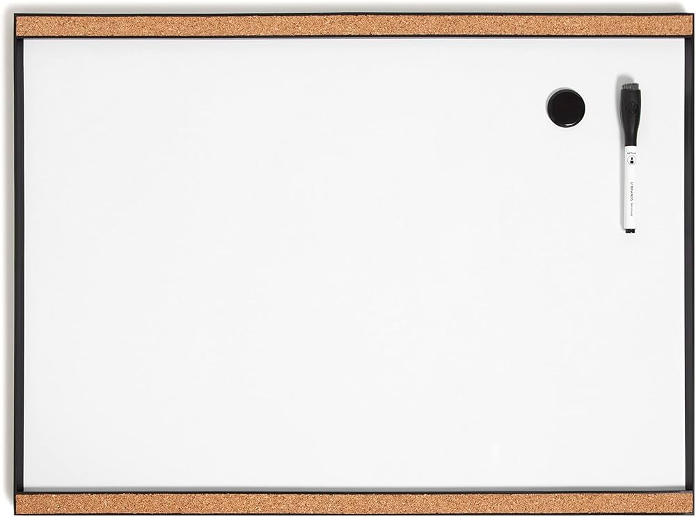 Marker Board 17" x 23" Cork Frame