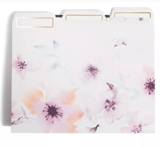 File Folders Floral [pk-24]