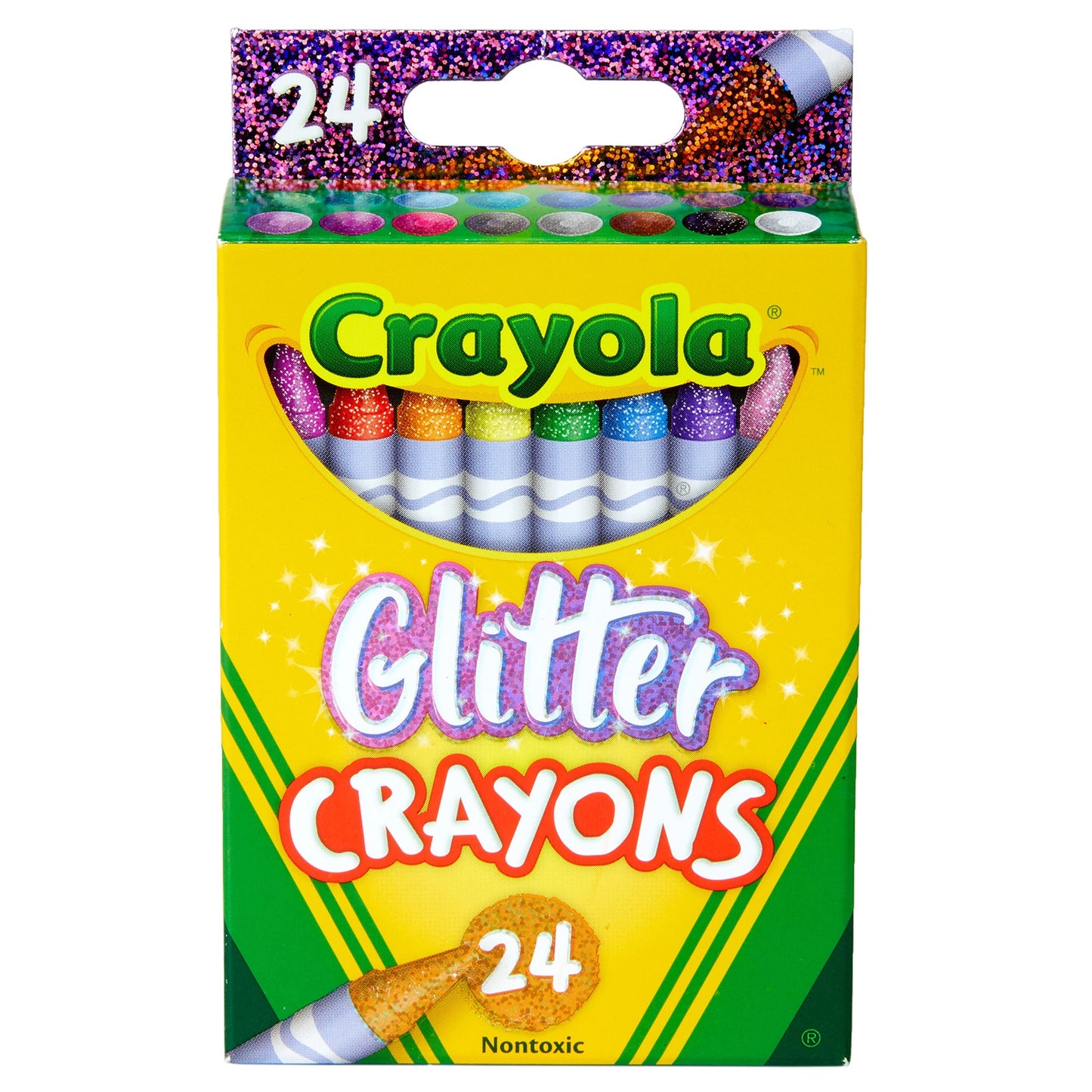 Crayons Glitter [pk-24]