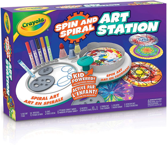 Spin and Spiral Art Station