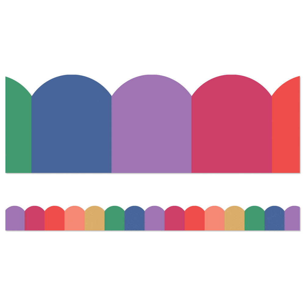 Borders Rainbow Cheer Scalloped
