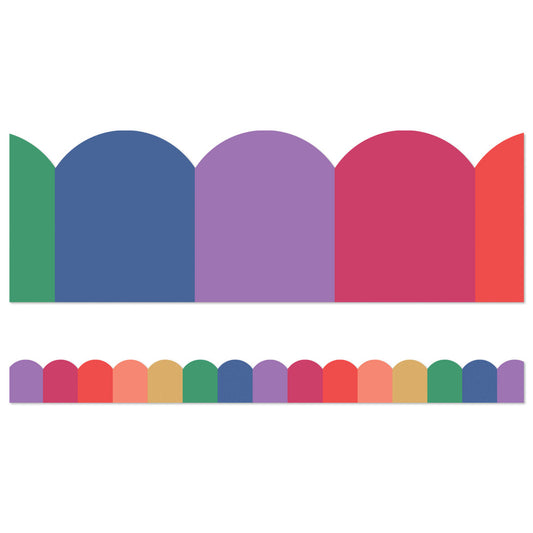 Borders Rainbow Cheer Scalloped