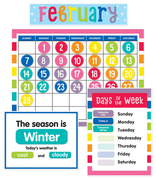 Hello Sunshine Calendar Bulletin Board Set