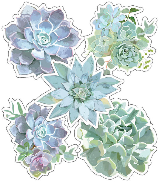Simply Stylish Succulents Cutouts [PK-36]