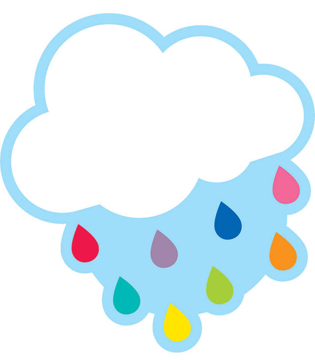 Cloud with Raindrops Cutouts [PK-36]