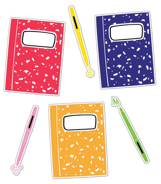 Notebooks and Pens Cutouts [PK-36]