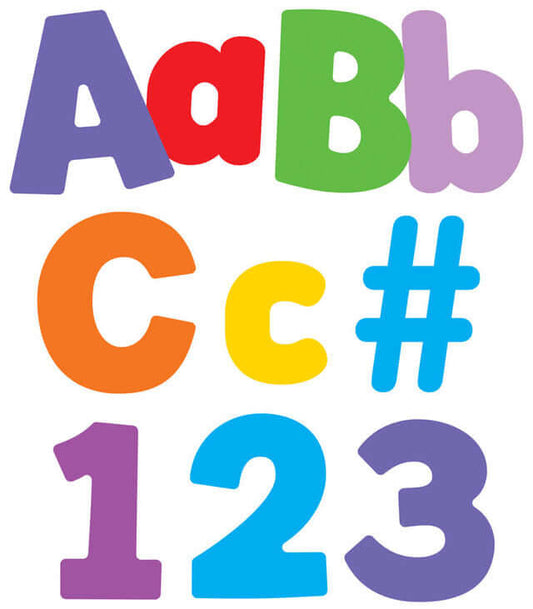 4in Color Splash Combo Pack Bulletin Board Letters