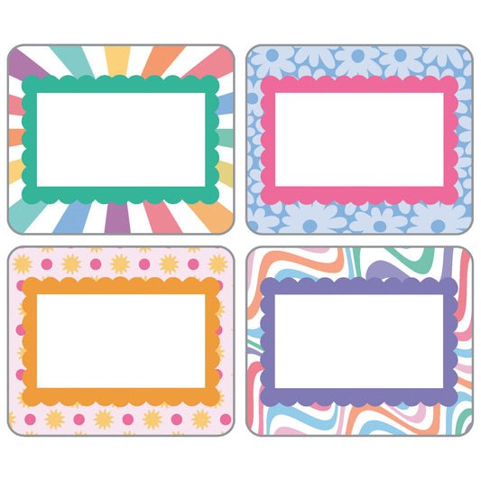 Name Tags Retro