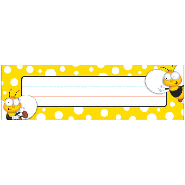 Nameplates Buzz-Worthy Bees
