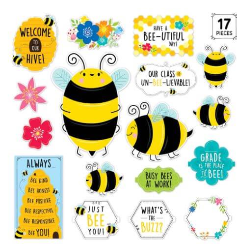 Busy Bees Bulletin Board Set [17pcs]