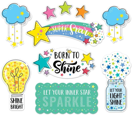 Star Bright Positive Thinking Mini Bulletin Board