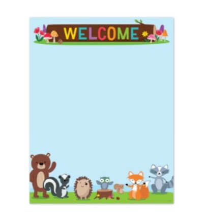 Poster Welcome Woodland Friend