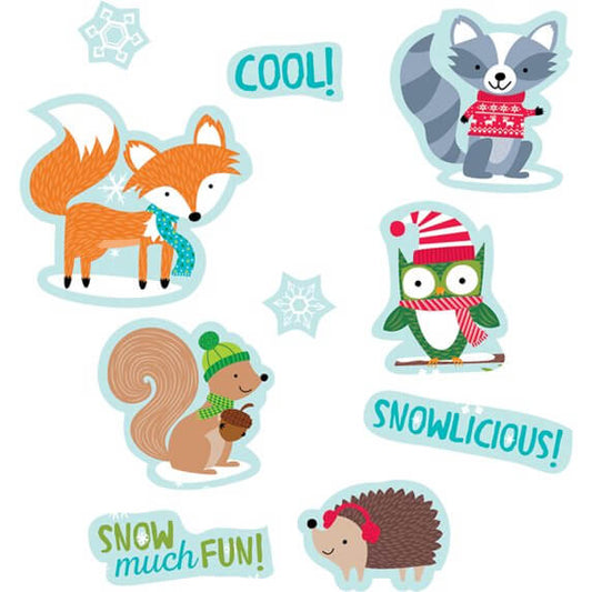Stickers Winter Woodland Friends [pk-50]