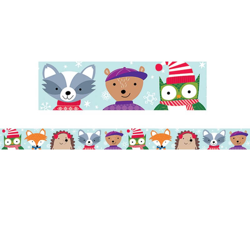 Border Winter Woodland Friends
