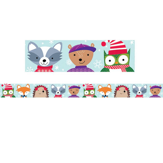 Border Winter Woodland Friends