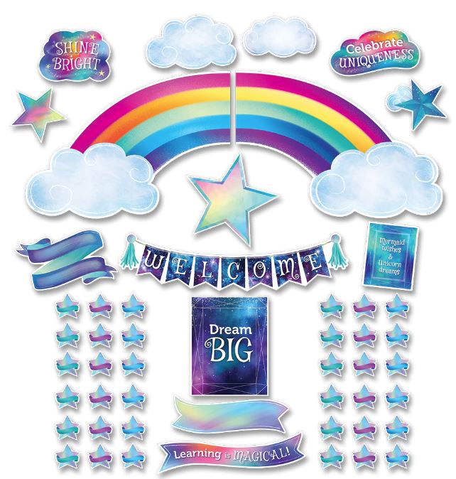 Mystical Magical Shine Bright Bulletin Board [51pcs]