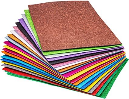 Foam Glitter Sheet [pk-10]