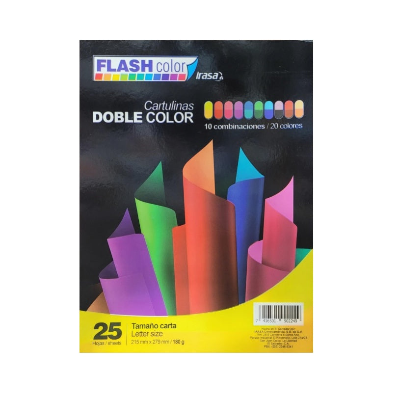 Pad Cardstock Doble Color [25 sheets]