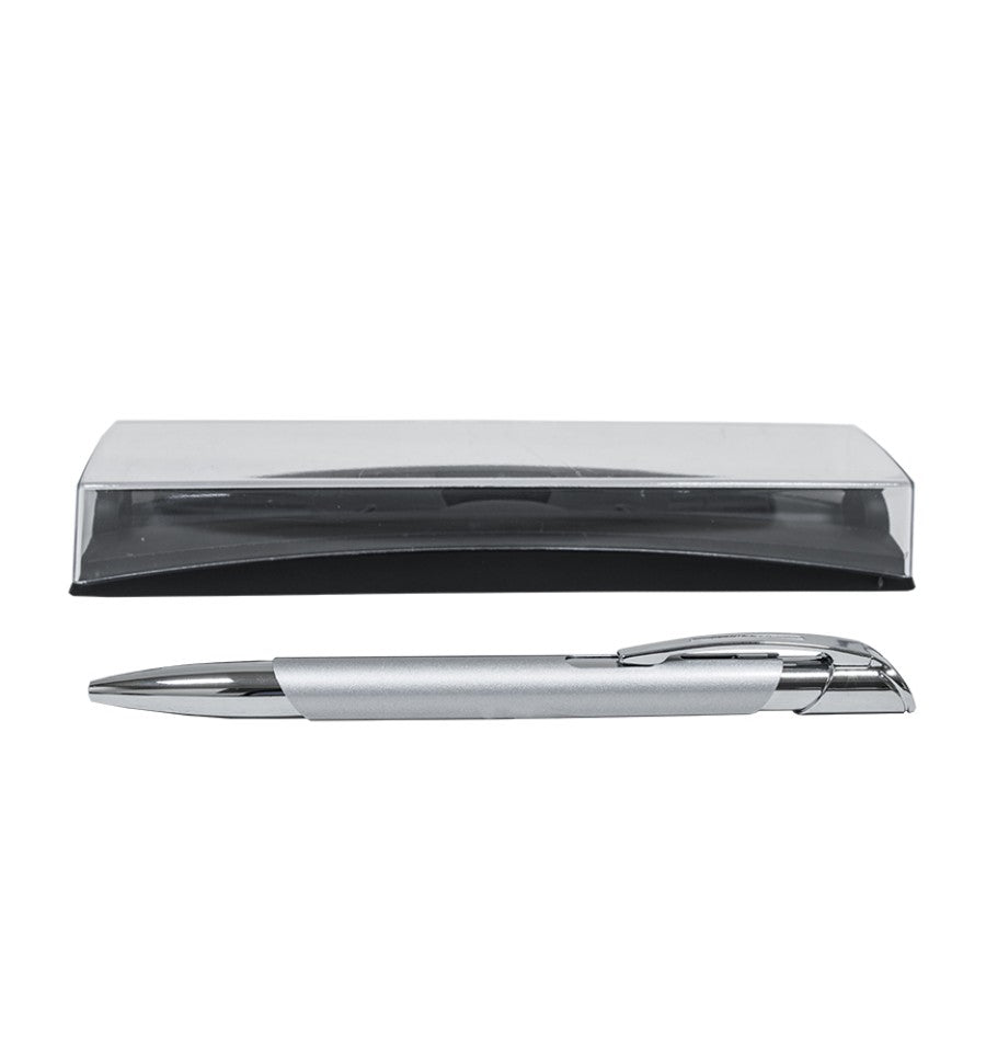 Pen Ball Point SILVER [Blue Ink]