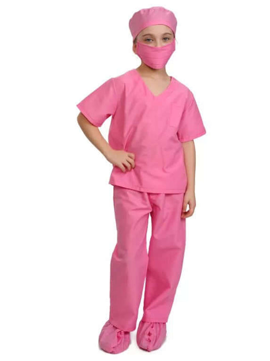 Pink Doctor Scrub Medium (8-10)