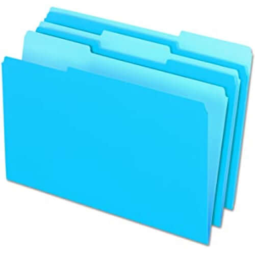 Folder LGL Blue [bx-100] – Humacao School Supply