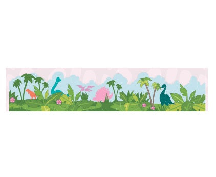 Deco Trim Dino Scene