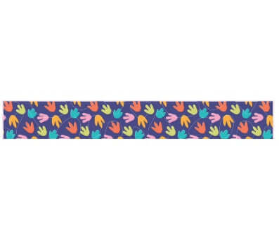 Deco Trim Dino Colorful Tracks
