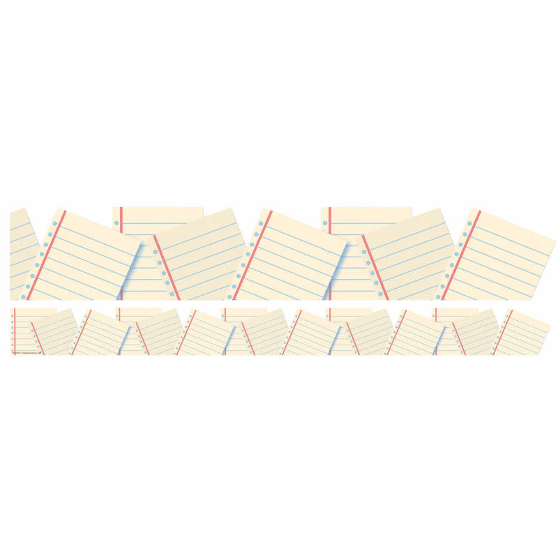 Border Notebook Paper