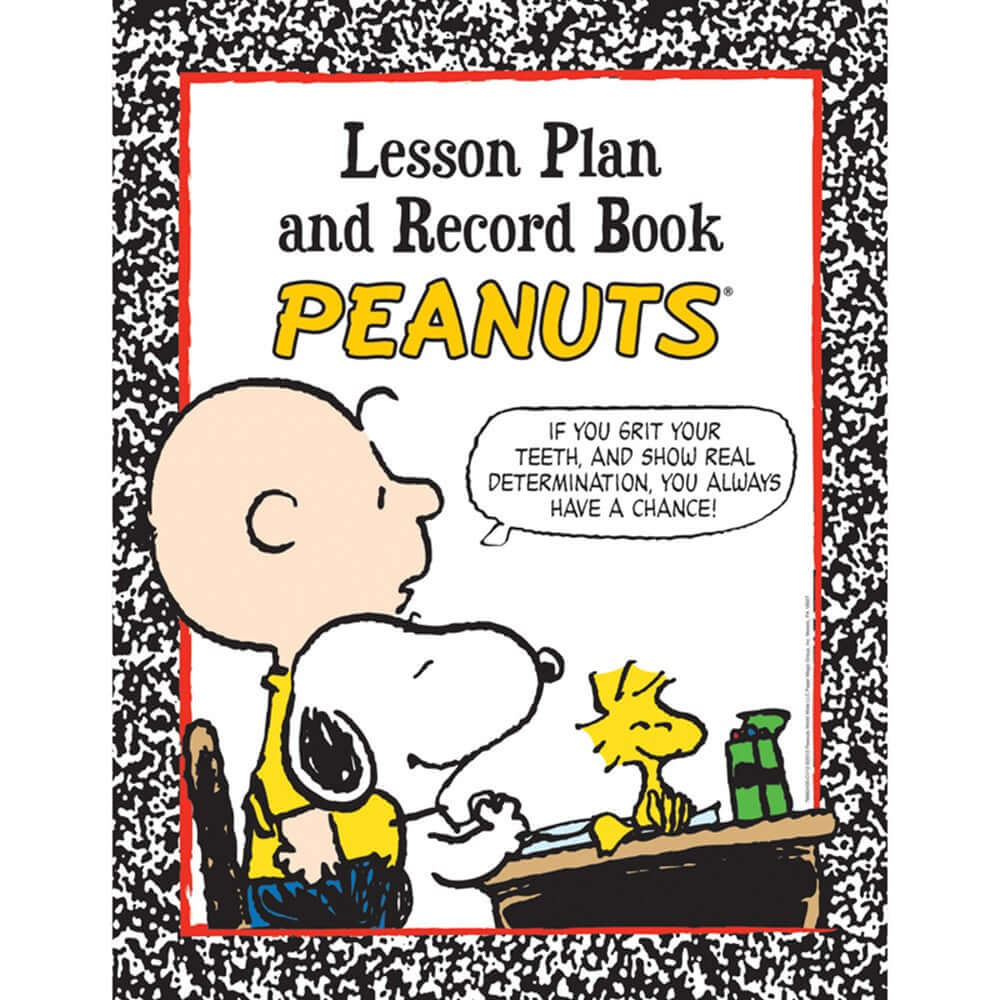 Lesson Plan & Record Book Peanuts
