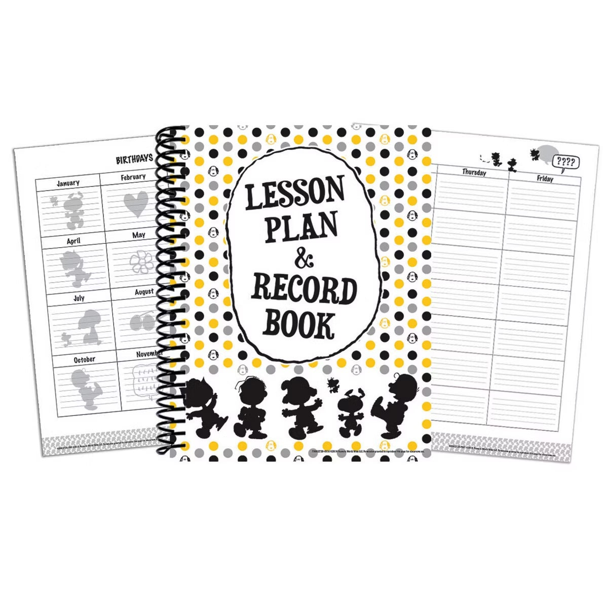 Lesson Record Book Peanuts