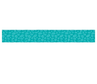 Deco Trim Dino Blue Scales