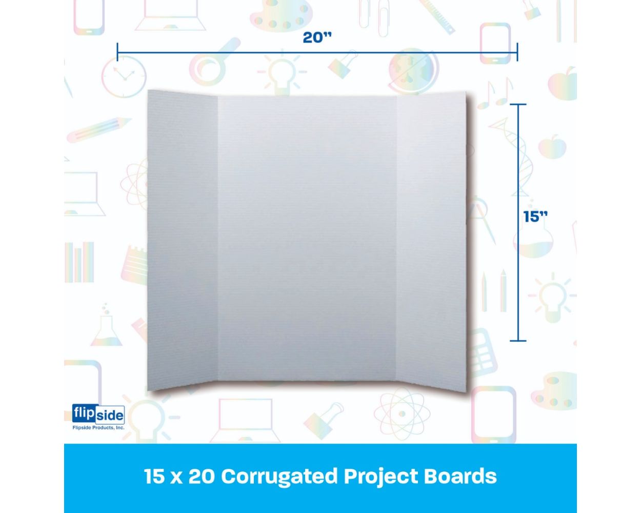 Presentation Board Mini 15" x 20" White