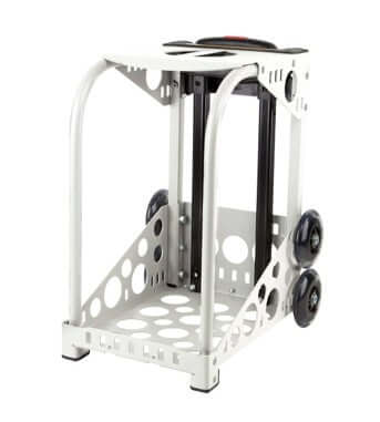 Züca metal frame blanco brillante – estructura para bulto Züca