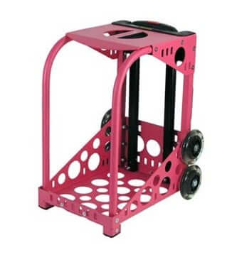 Züca metal frame pink matte_frame rosa para bulto zuca