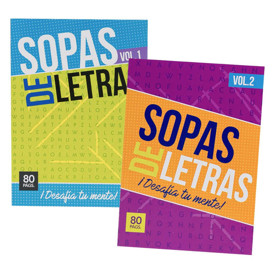 Sopas de Letras 80pgs-Desafía tu mente [EACH]