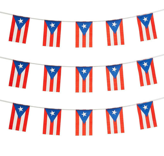 Flag Banner Puerto Rico