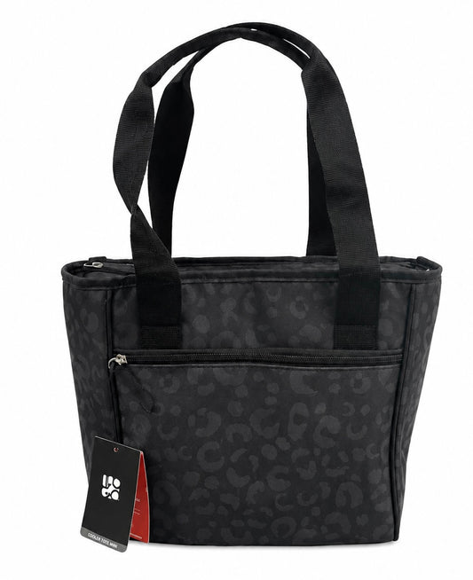 Lunch Cooler Black Leopard