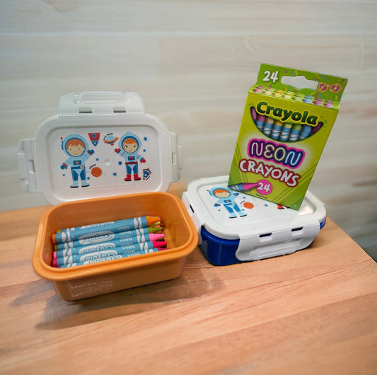 Small Plastic Box - Crayon box [EACH]